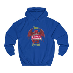 Yes Cymru Cofiwch Dryweryn Unisex Cymraeg Hoodies