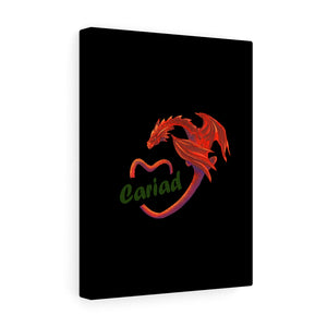 Cariad Love Red Dragon Stretched Canvas