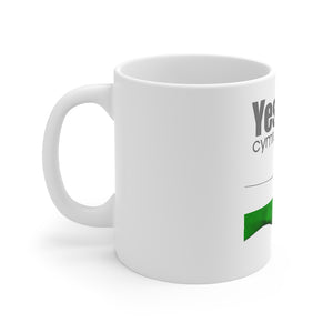 Yes Cymru Mug 11oz White