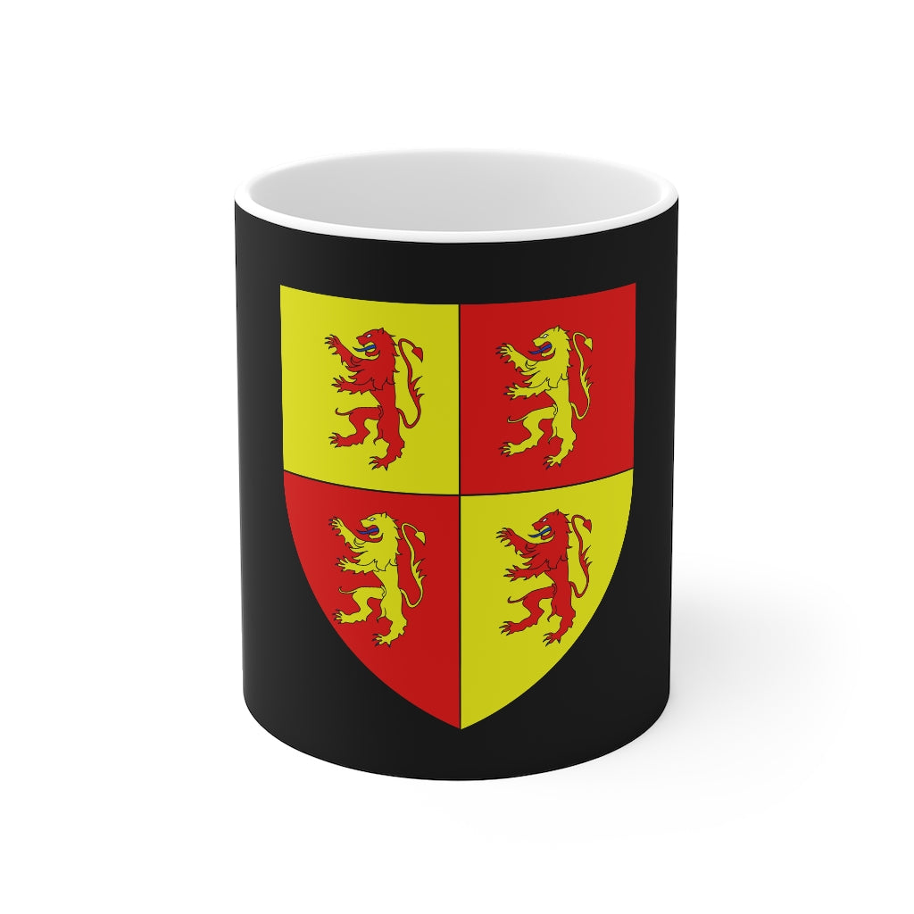 Owain Glyndwr Flag welsh cymraeg Ov Traveller Mug 11oz Black