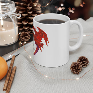 Cwtch Red Dragon Mug 11oz White