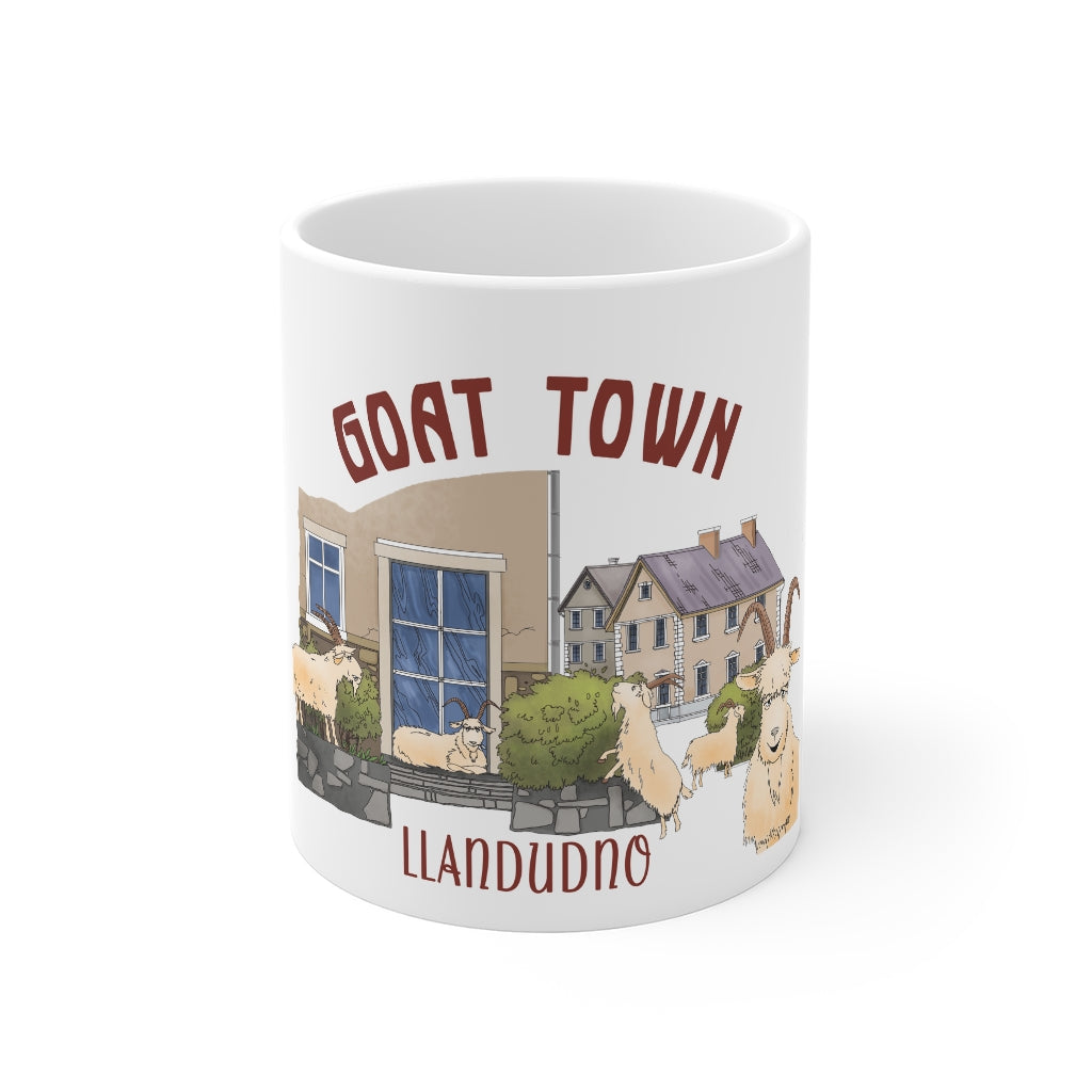 Goat Town Llandudno Mug 11oz White