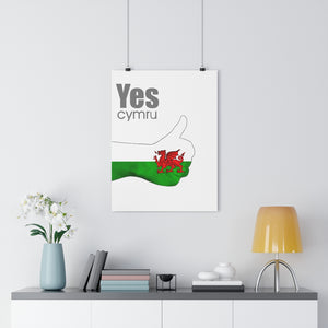 Yes Cymru Premium Poster