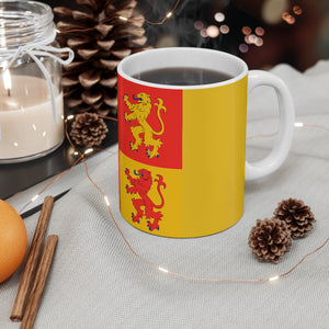 Owain Glyndwr Flag Traveller Mug 11oz cymraeg welsh