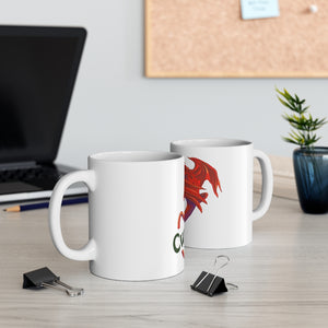 Cwtch Red Dragon Mug 11oz White