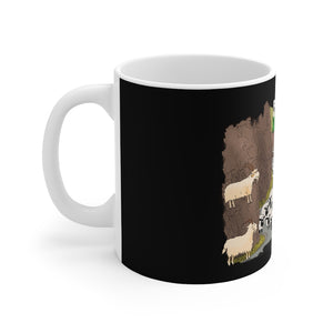 Rush Hour in Wales Mug 11oz Black