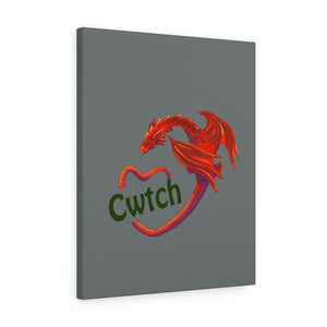 Cwtch Red Dragon Stretched Canvas