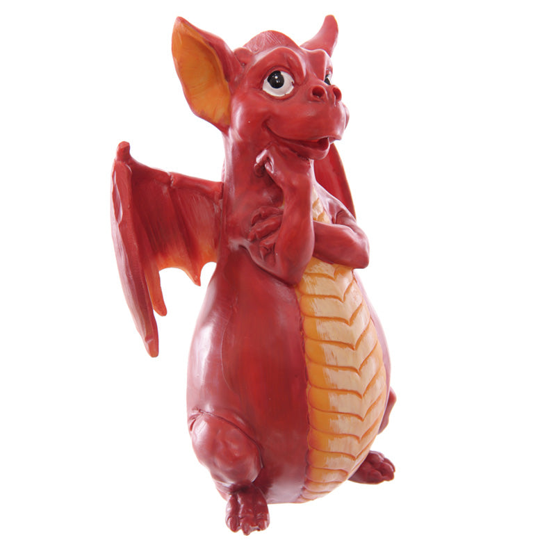 Fantasy Red Dragon Incense Burner