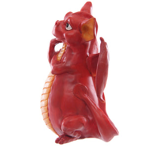 Fantasy Red Dragon Incense Burner