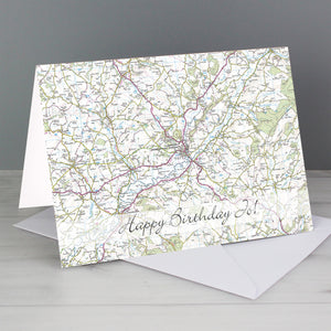 Present Day Map Card