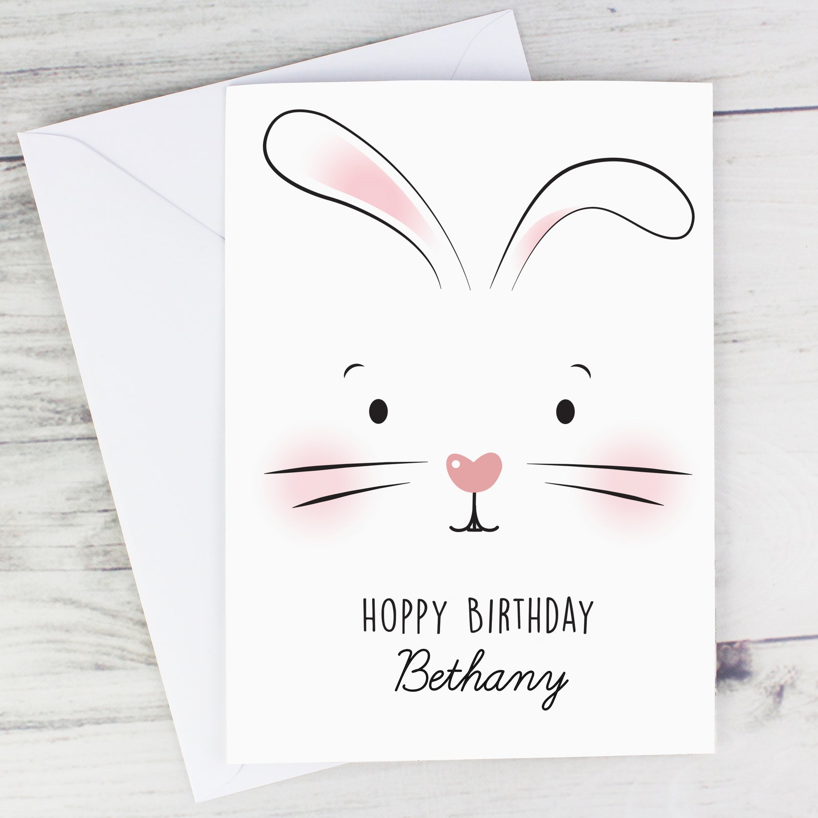 Bunny Features Card