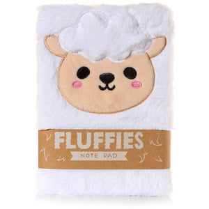 Fluffy Sheep Plush Notebook