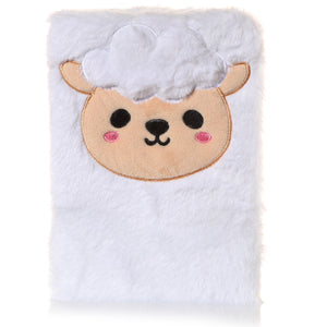 Fluffy Sheep Plush Notebook