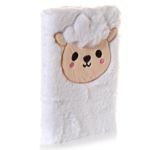 Fluffy Sheep Plush Notebook