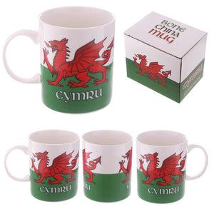 Wales Welsh Dragon Collectable Porcelain China Mug