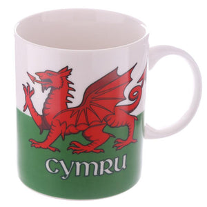 Wales Welsh Dragon Collectable Porcelain China Mug