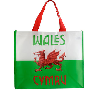 Welsh Dragon Wales Cymru Durable Reusable Shopping Bag