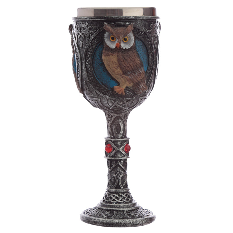 Celtic Owl Goblet