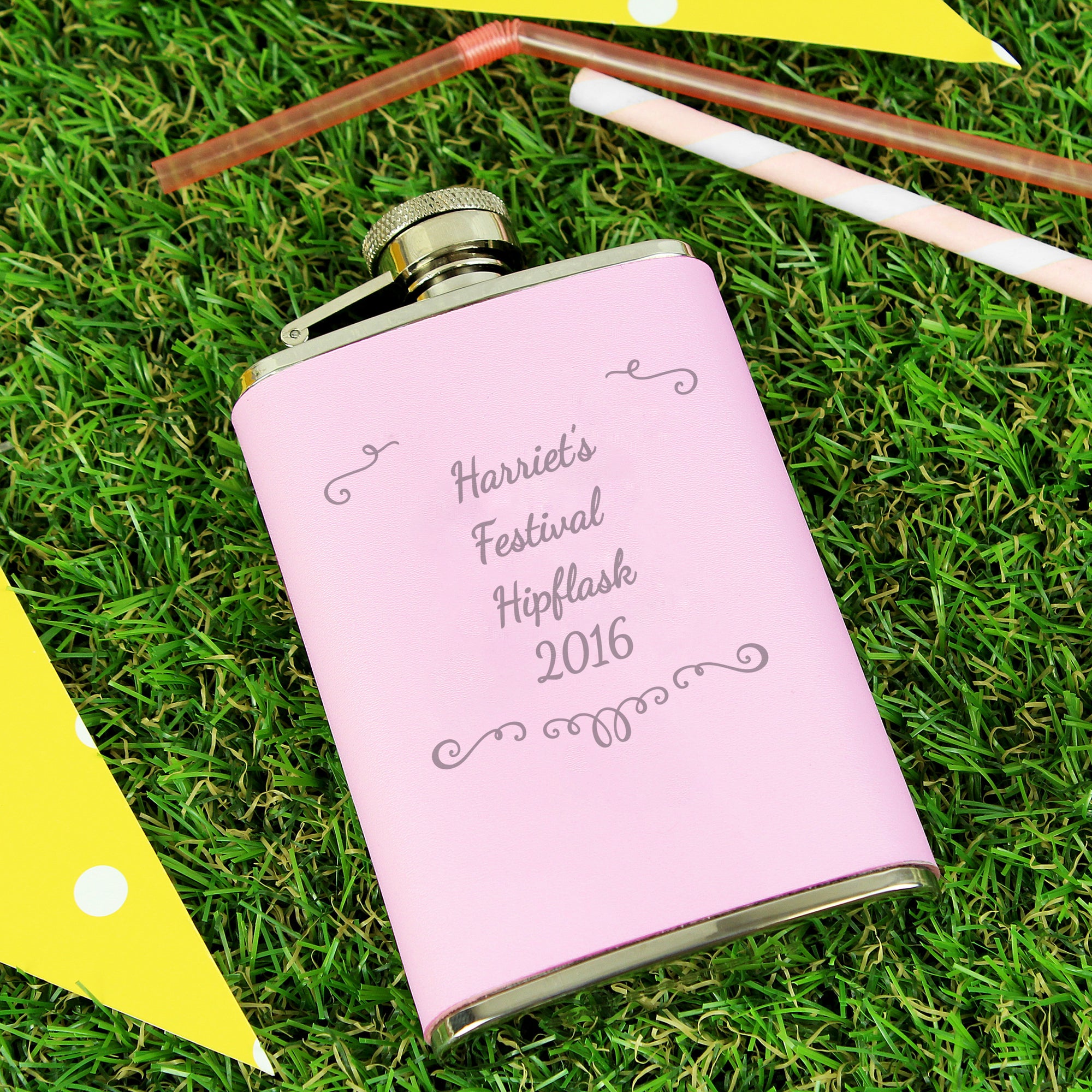 Pink Hip Flask