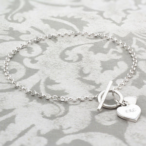 Hearts T-Bar Bracelet