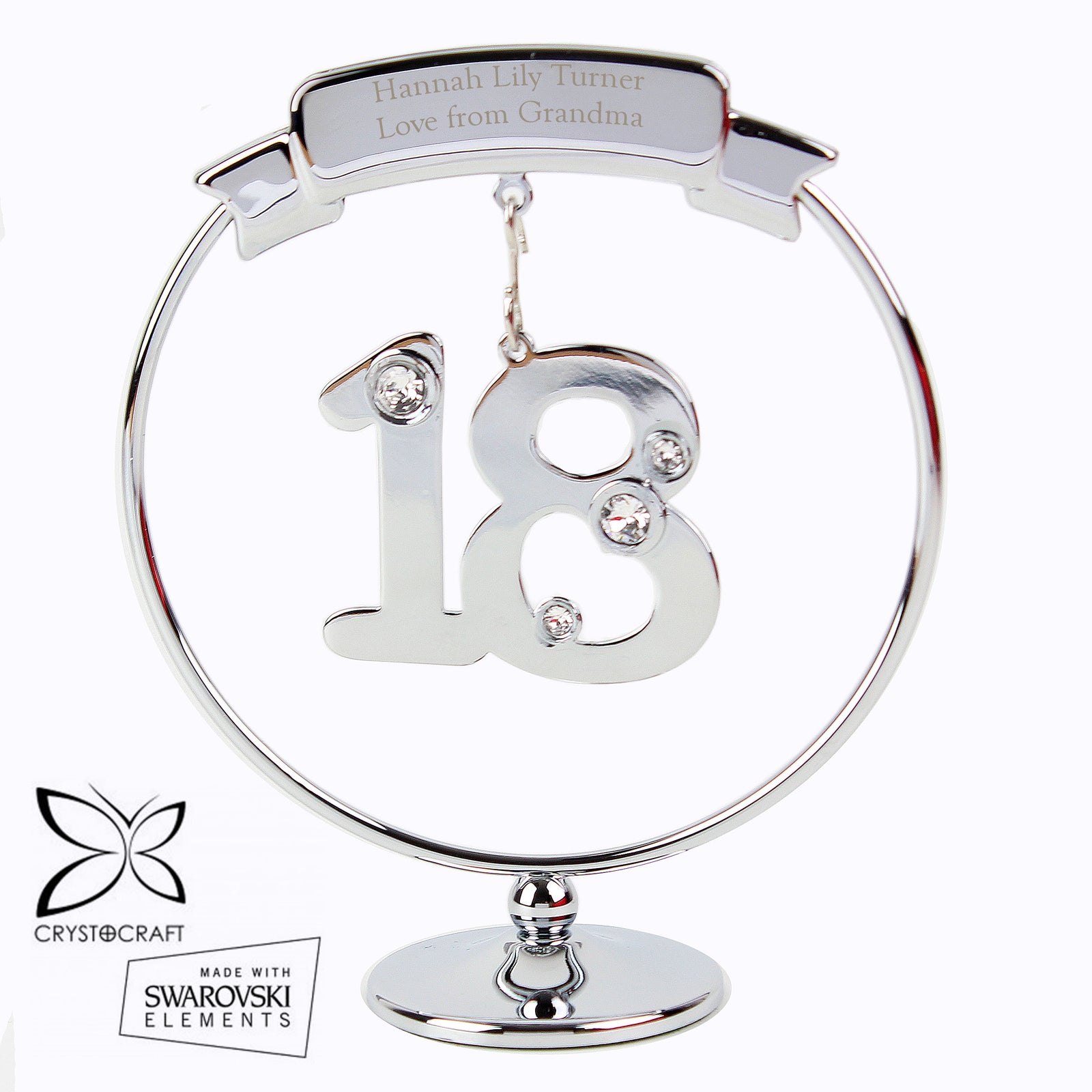 18th Celebration Ornament