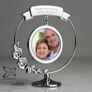 Personalised Crystocraft Photo Frame Ornament