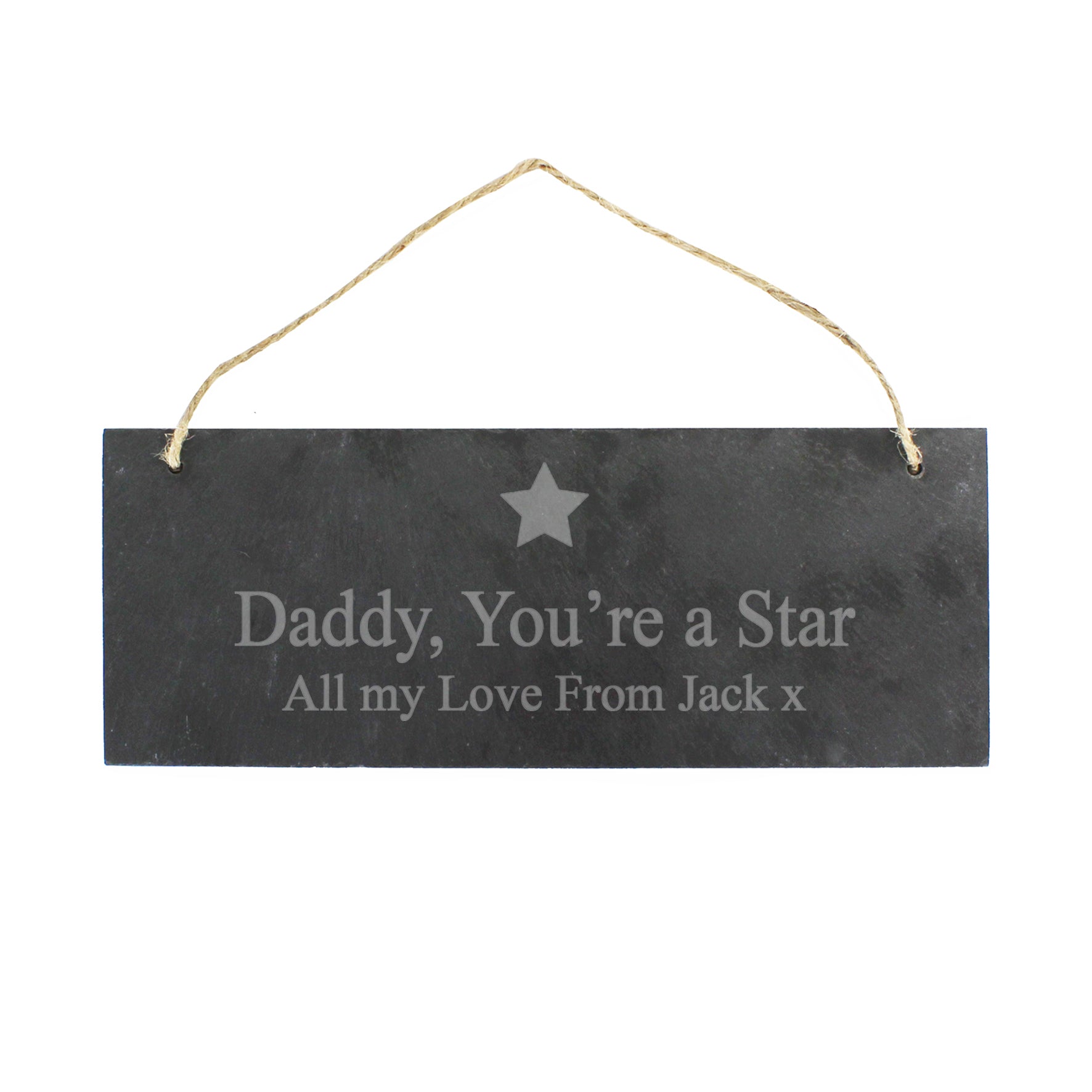 Hanging Slate Plaque