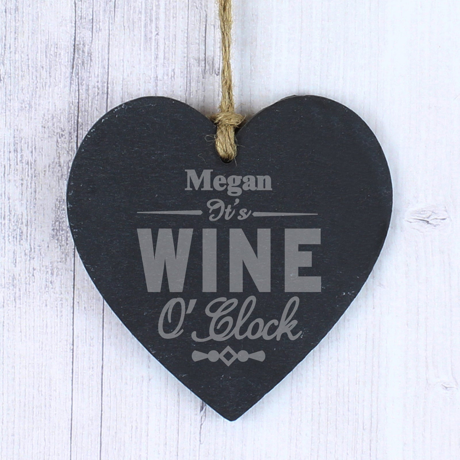 Slate Heart Decoration