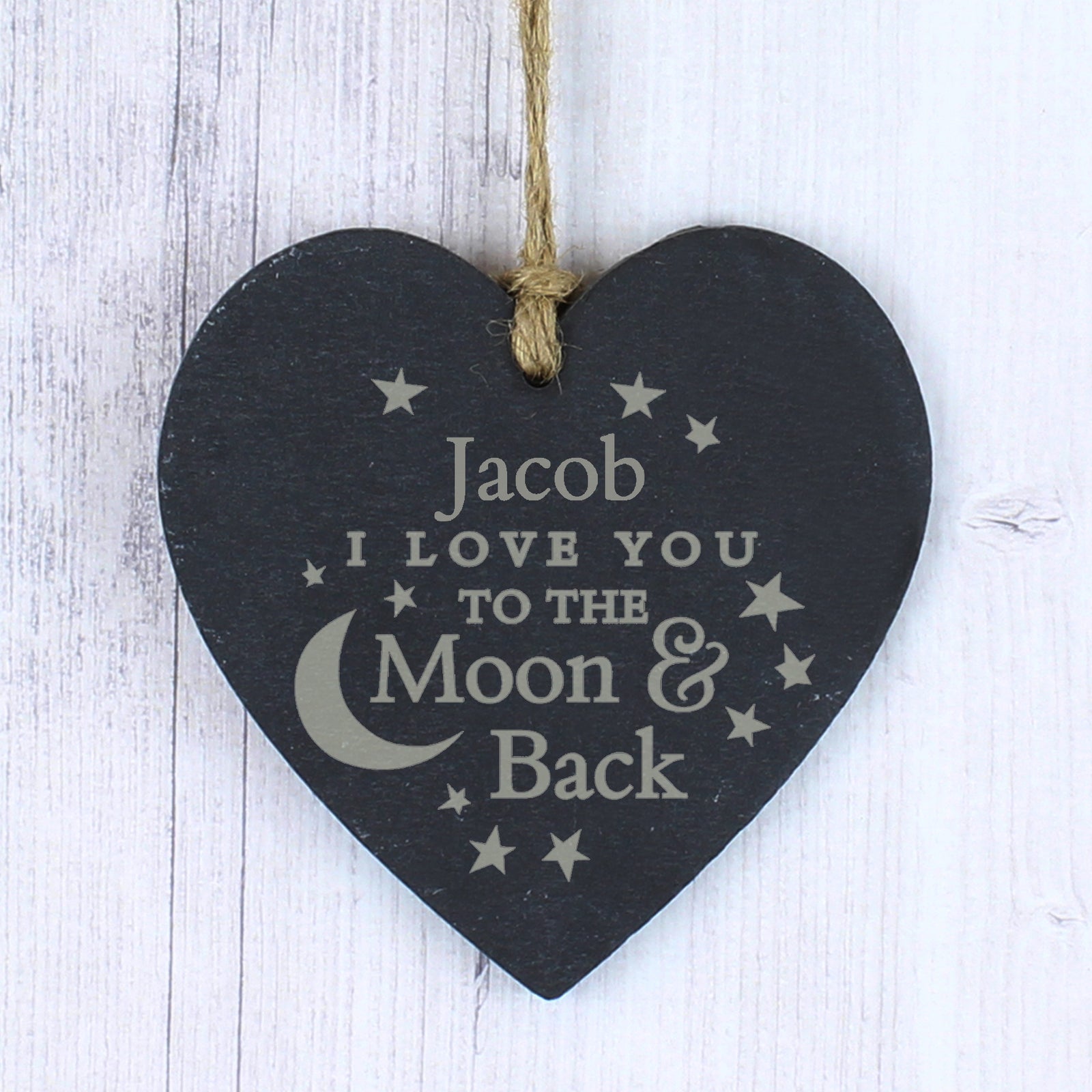  Slate Heart Decoration