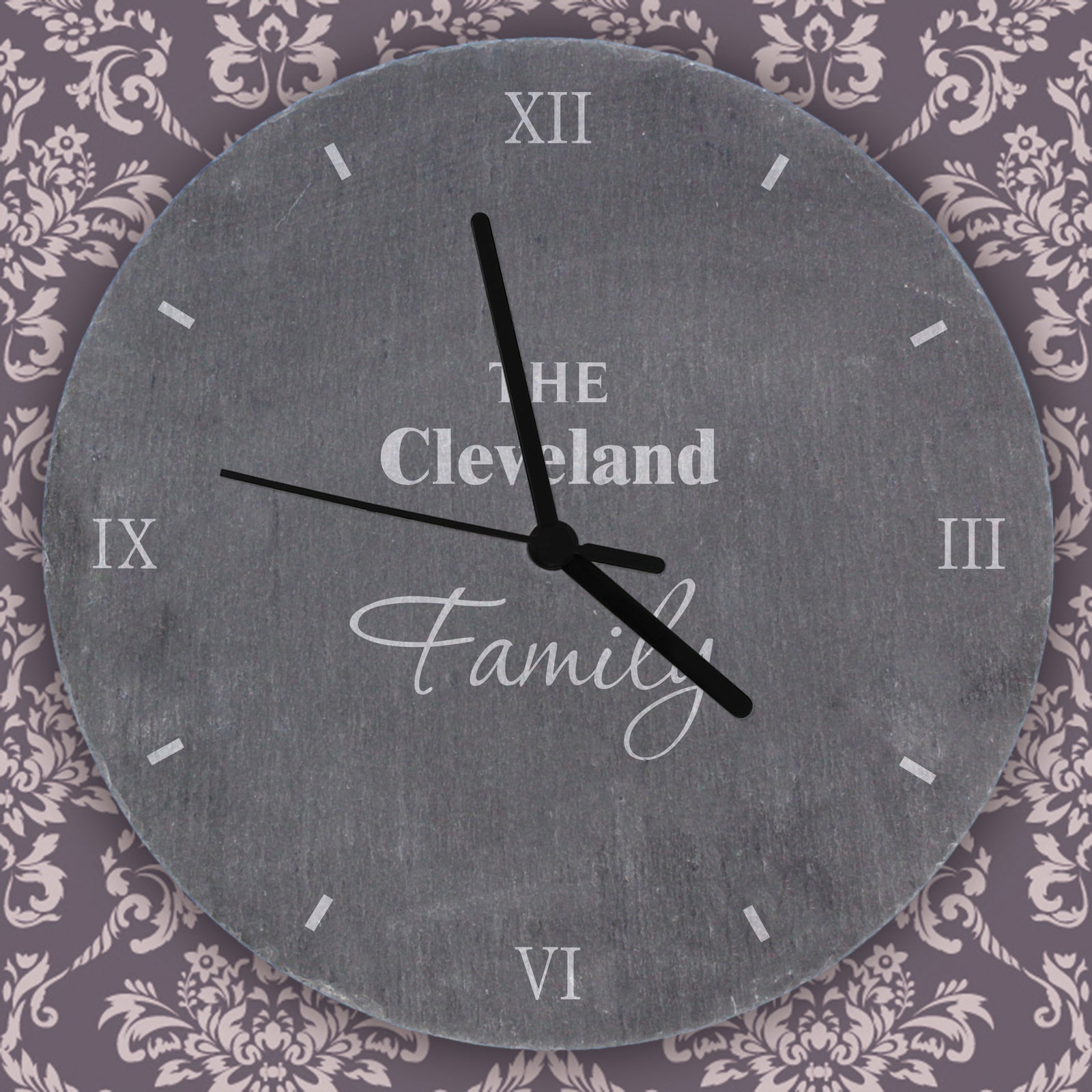 Family Slate Clock