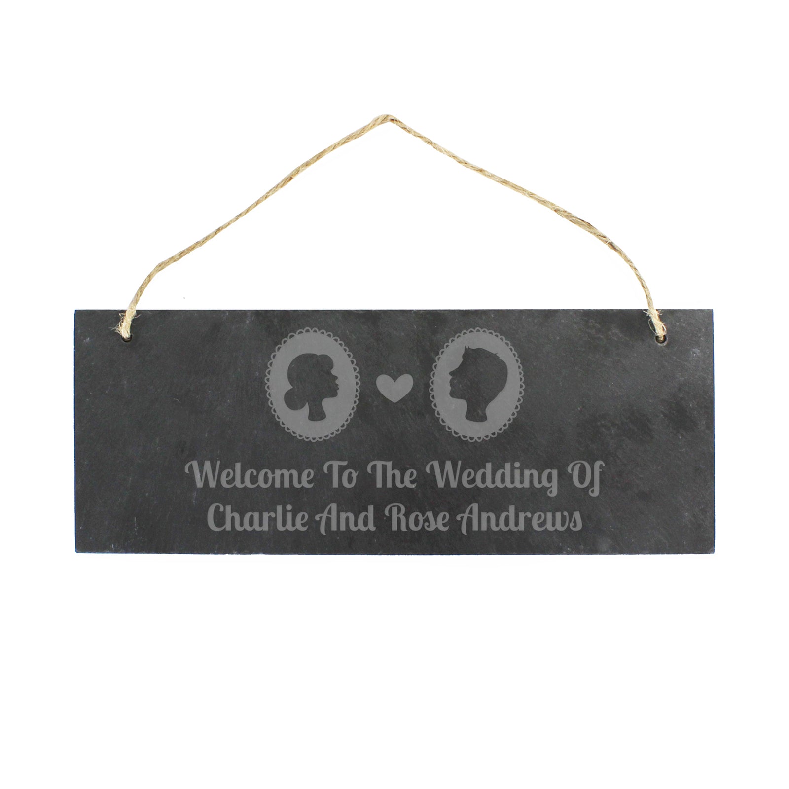 Hanging Slate Plaque