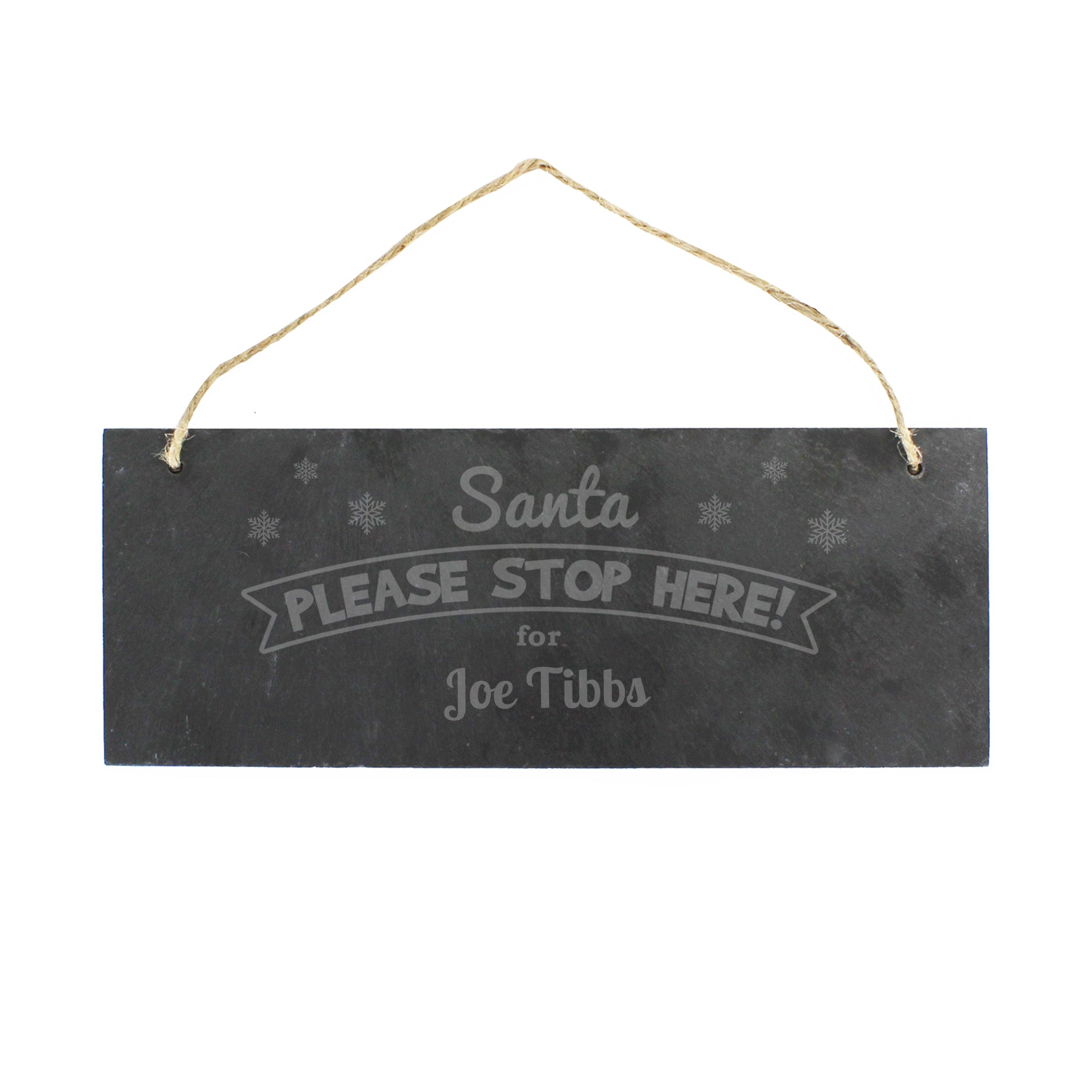 Hanging Slate Plaque