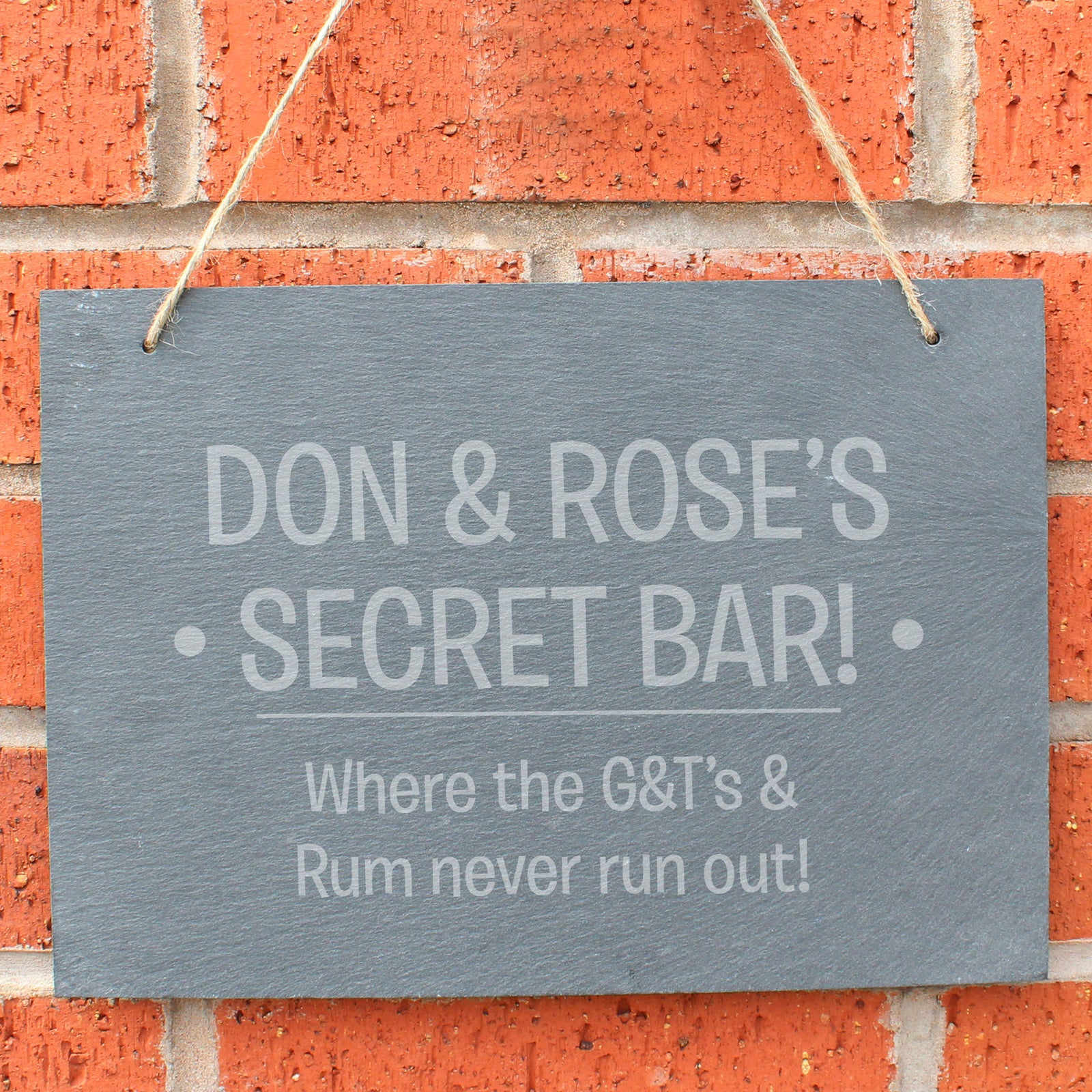Hanging Slate Sign