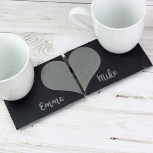 Slate Coaster Set