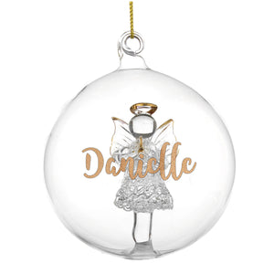 Angel Glass Bauble