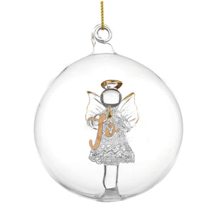 Angel Glass Bauble