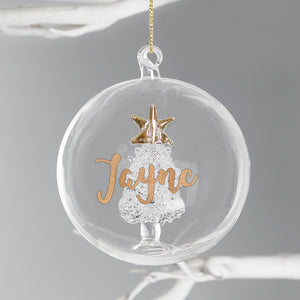 Tree Glass Bauble