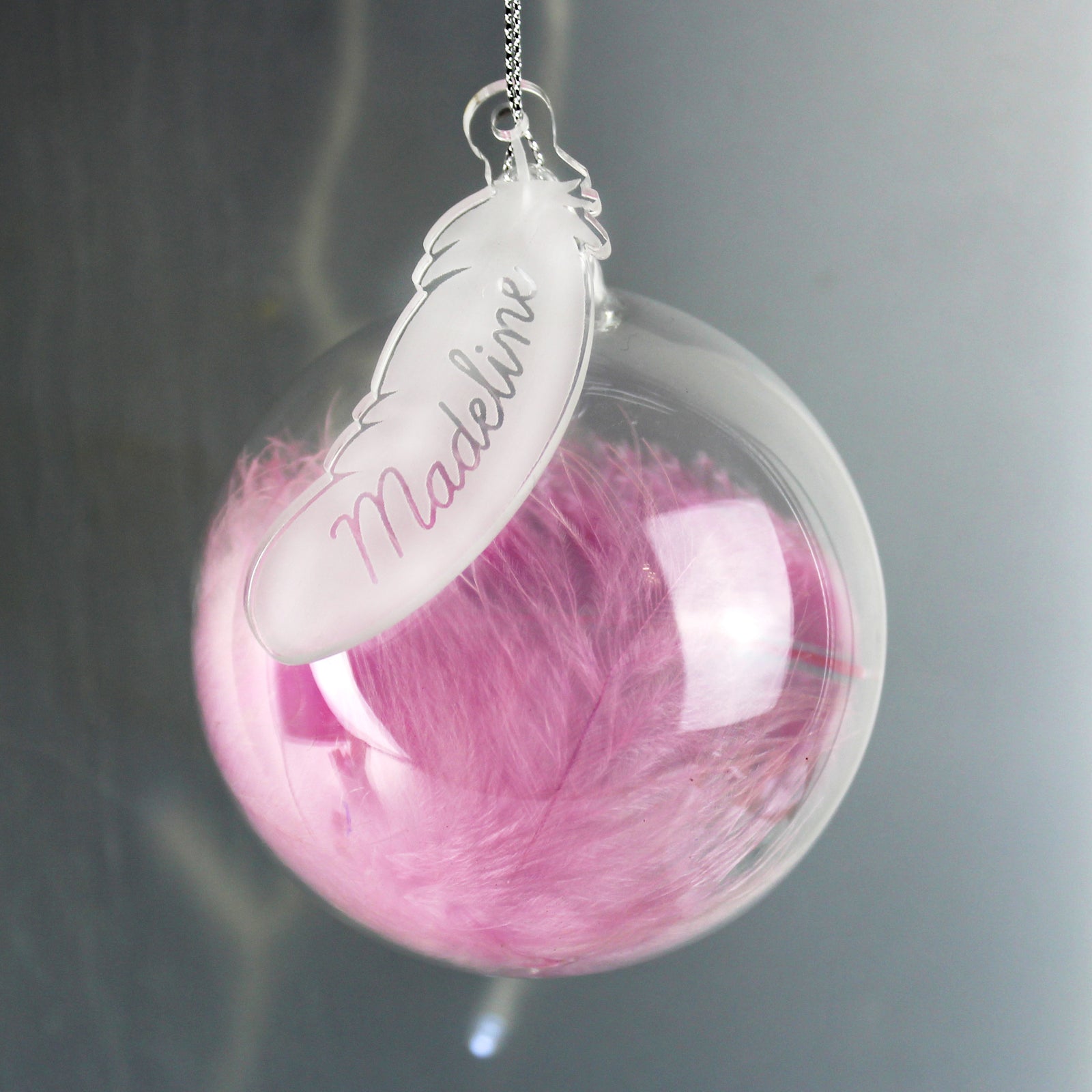 Feather Glass Bauble
