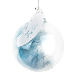 Feather Glass Bauble