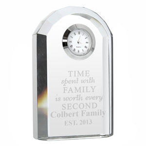 Family Crystal Clock