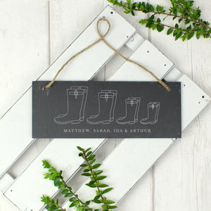 Hanging Slate Plaque