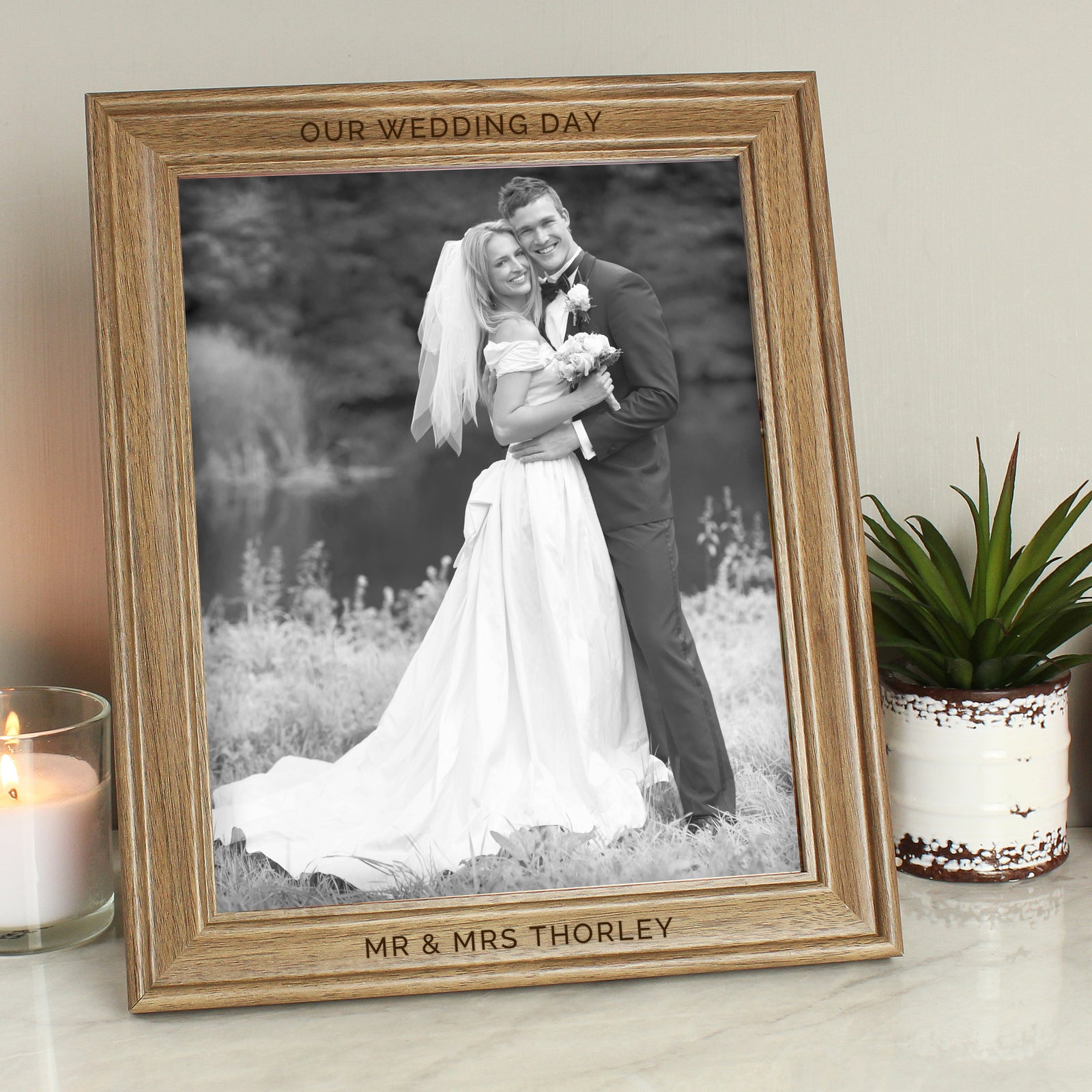 Personalised Free Text 8x10 Wooden Frame