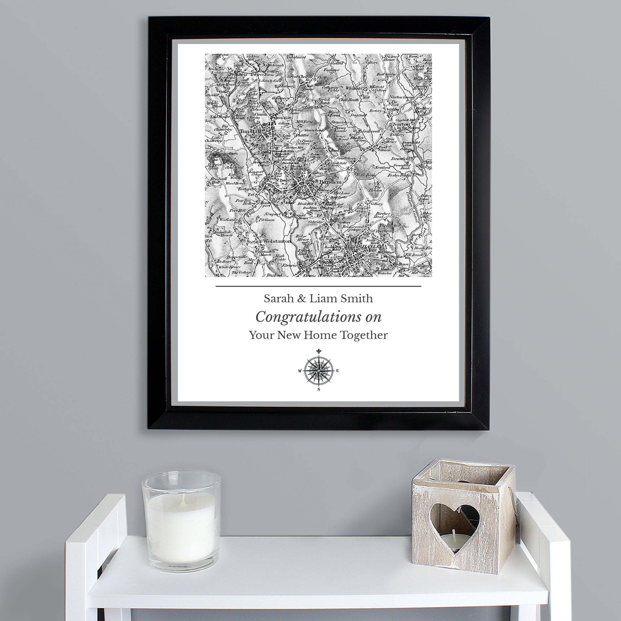 Black Framed Print