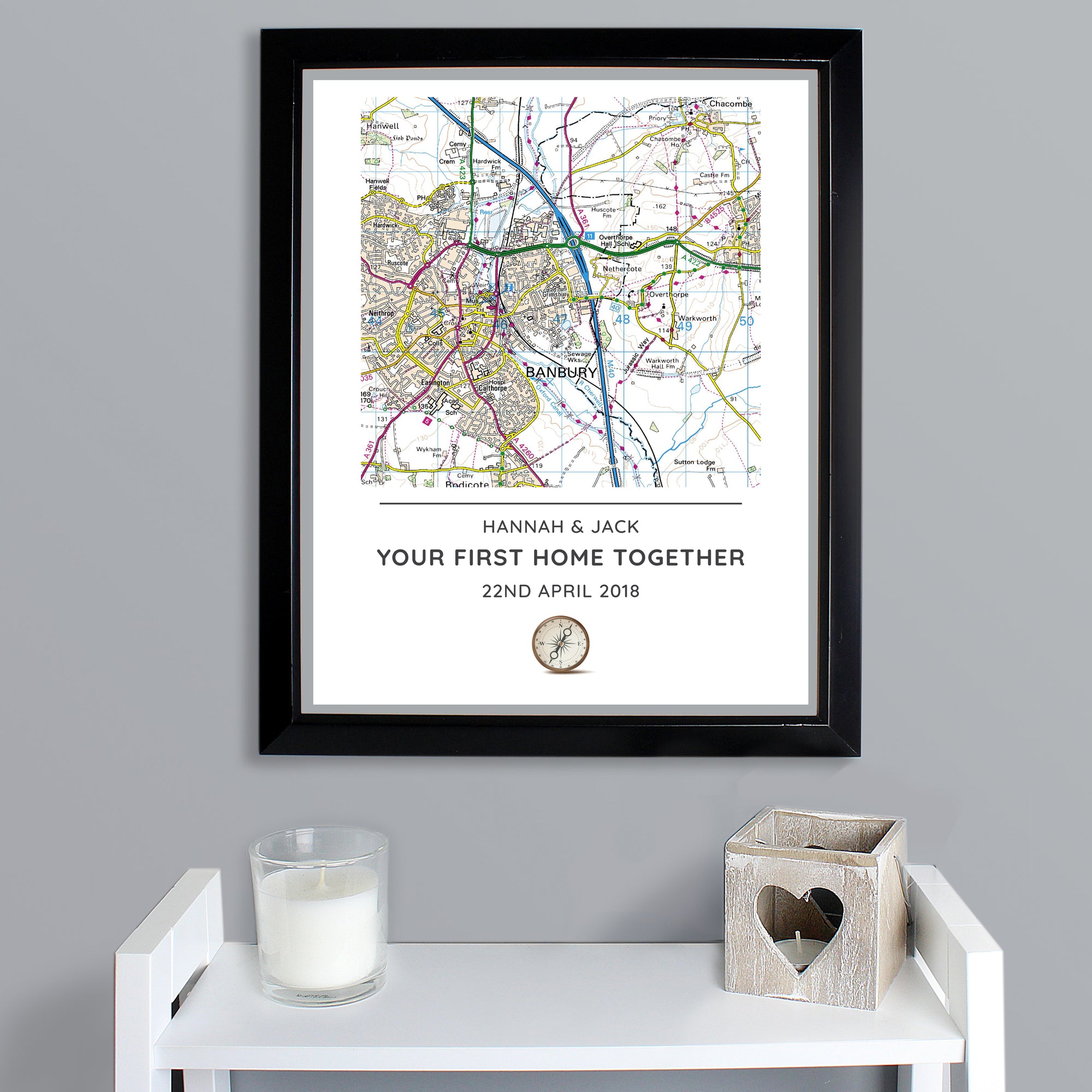 Black Framed Print