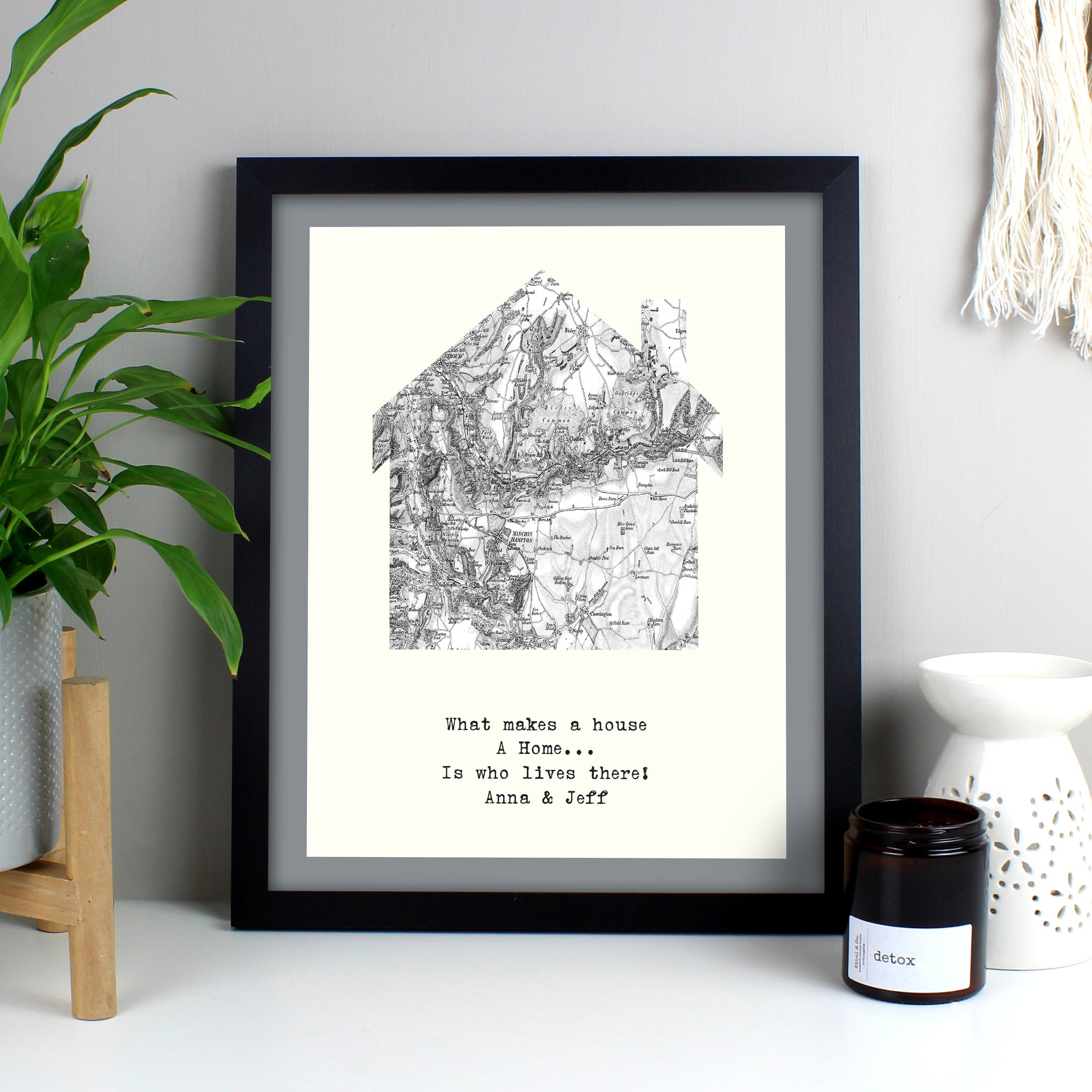 Black Framed Print