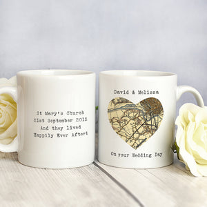 New Map Heart Mug