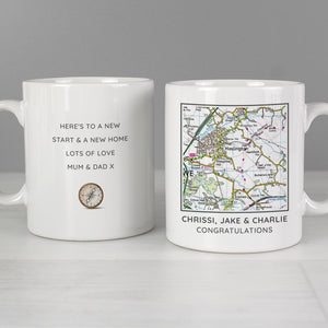 Map Compass Mug