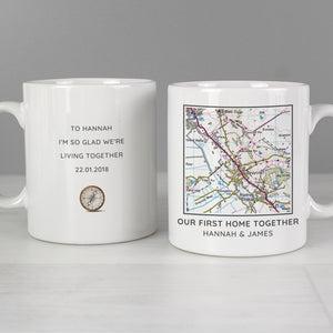 Map Compass Mug