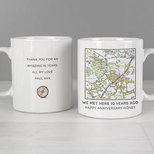 Map Compass Mug