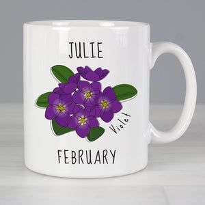 Birth Flower - Violet Mug